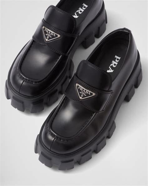 prada loafers 37|prada monolith loafers women's.